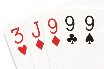 Poker - three of a kind