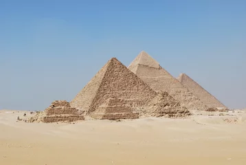 Wandaufkleber pyramides de Giza © Pixel Oasis