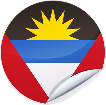 Sticker d'Antigua-et-Barbuda (détouré)