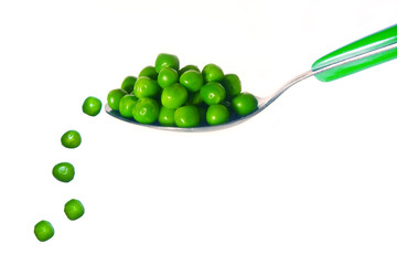 Fototapeta premium falling peas
