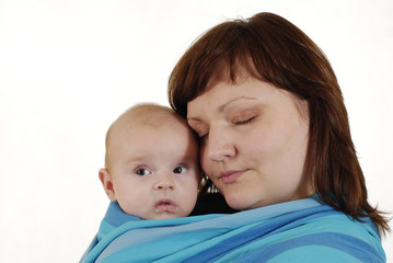 mother with the baby