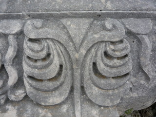 roman stone marble scroll cornice