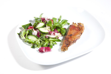 PUTE, SPECK UND SALAT