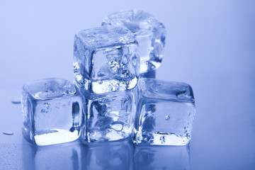 Crystals ice cubes