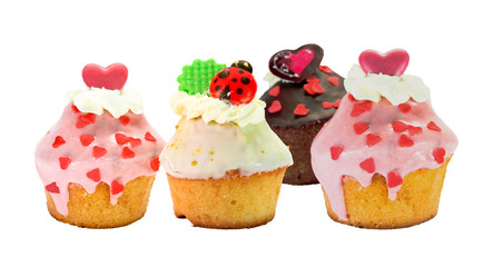 bunte Muffins