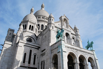 Fototapeta na wymiar Basilique Sacré Coeur à Paris