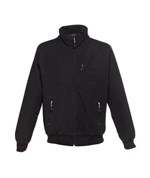 Schwarzer Blouson