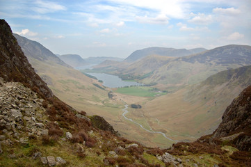 Buttermere from Haystacks path