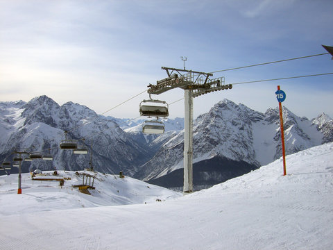 Sesselbahn Scuol Skipiste