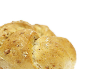 Bread isolated on white