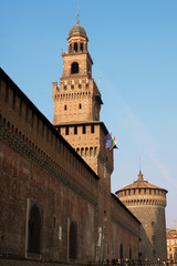 Fototapeta premium castello sforzesco