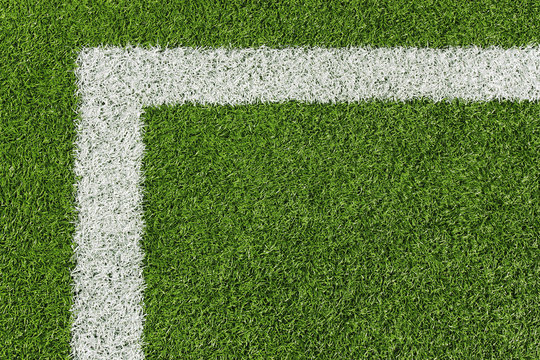 Fu&szlig;ball Strafraum Linie, rechter Winkel links