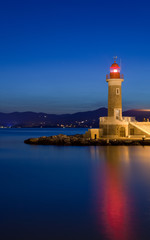 Lighthouse at dusk