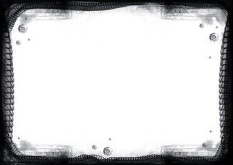 Grunge textured border for your images