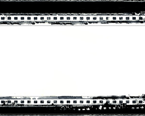 Grunge film frame with space for your images