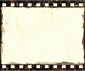 Grunge film frame for your projects