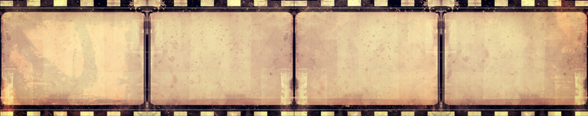 Grunge film frame with space for your images