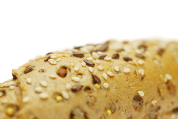 Bread isolated on white