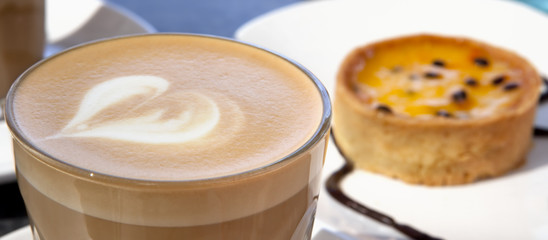 Latte and Cake