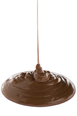 Chocolate isolated on white