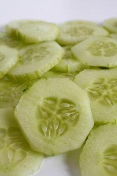 rondelles de concombre