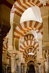 interior of Mosque-Cathedral, Cordoba, Andalusia, Spain