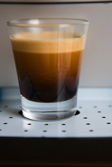 café dans un verre
