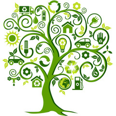 Eco Tree with environment symbols