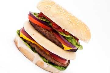 Hamburger isolated