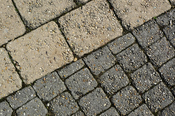 street paved with stones turin
