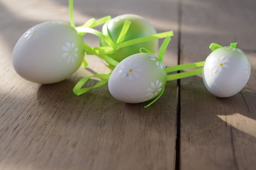 Wielkanocne jajka na stole © bnorbert3