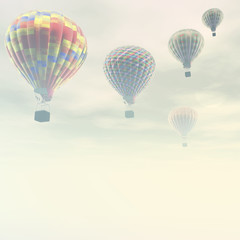 Fototapeta premium Heißluftballons