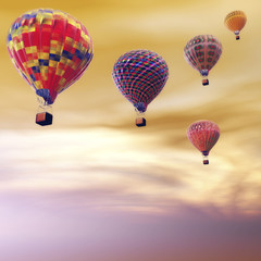 Heißluftballons