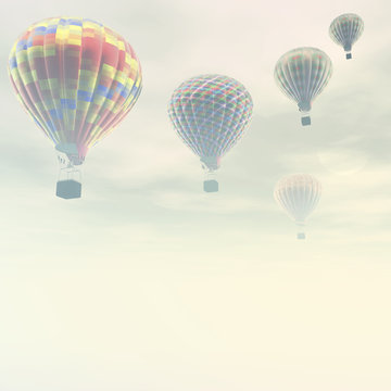Heißluftballons