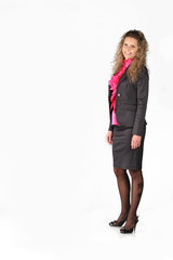 happy business woman