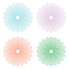 Guilloche rosette