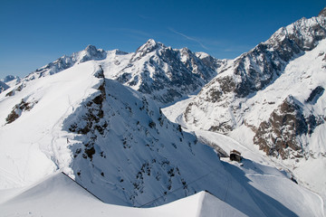 Fototapeta na wymiar Dolina 2 Mont Blanc