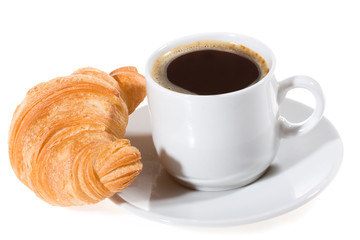 coffee and croissant