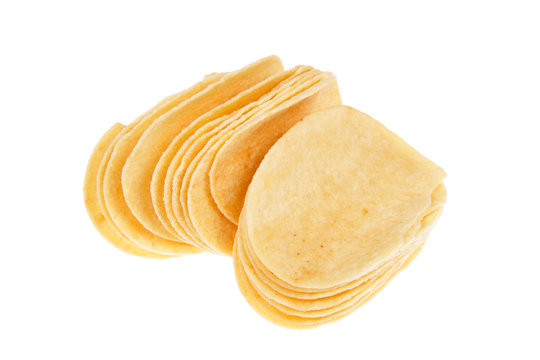 slices of potato chips
