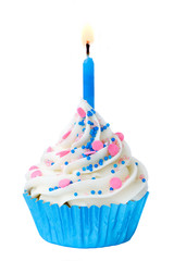 Birthday cupcake