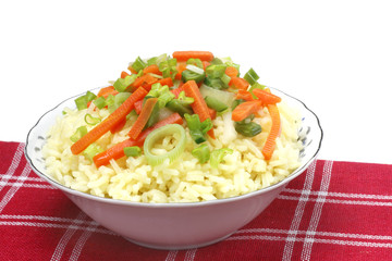 Rice with vegetables