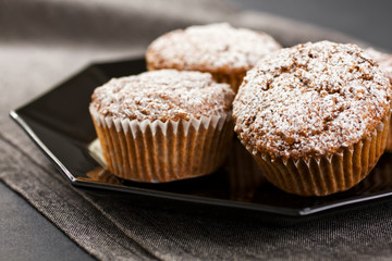 Muffins On Grey