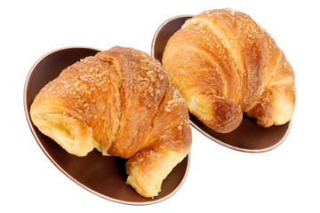 Two croissants