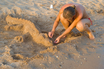 Molding sand