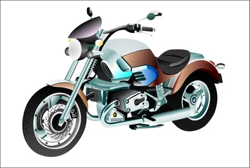Poster de jardin Moto moto