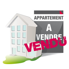 illustration / icone - Maison vendu