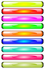 Fototapeta premium long color buttons