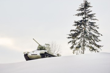 winter military landscape