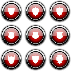 Shield icons.