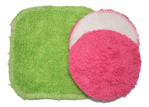 Lingette et disques d&eacute;maquillants lavables